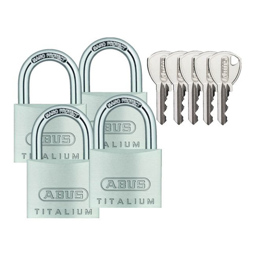 Abus Shackle Padlocks 40 mm QUAD B, 4-pack