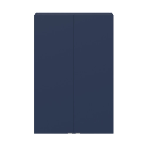 GoodHome Bathroom Wall Cabinet Imandra 60 x 90 x 15 cm, matt dark blue