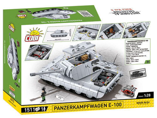 Cobi Blocks Panzerkampfwagen E-100 1511pcs 10+