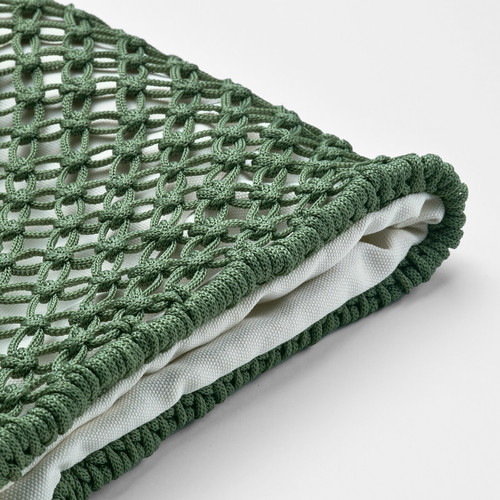 TOFTÖ Cushion cover, dark grey-green outdoor/indoor , 50x50 cm