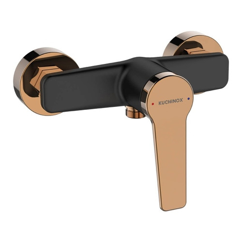 Kuchinox Shower Tap Alanis, black/gold