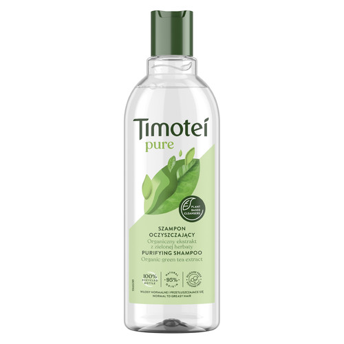 TIMOTEI Purifying Shampoo for Normal to Greasy Hair 95% Natural 400 ml