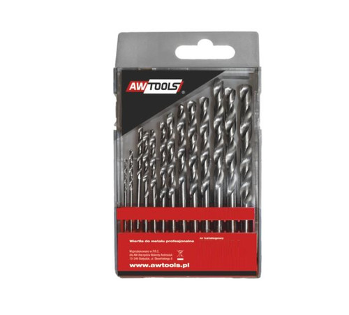 AW HSS-G White Twist Drill Bit Set 13pcs 1.5-6.5mm