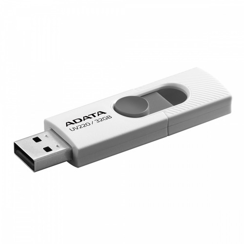 Adata Flash Drive UV220 32GB USB2.0 White-Gray