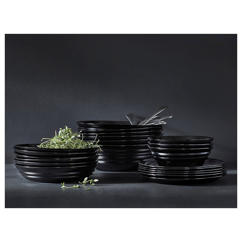 NÄTBARB Bowl, black, 14 cm