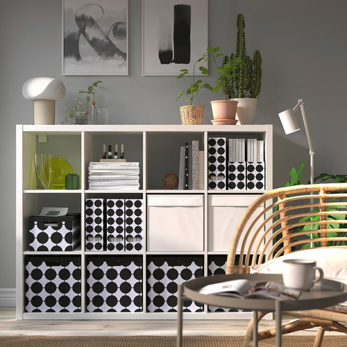 TJENA Magazine file, white black/dotted