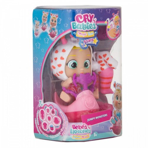 Cry Babies Doll Magic Tears Stars Jumpy Monsters, Momo 3+