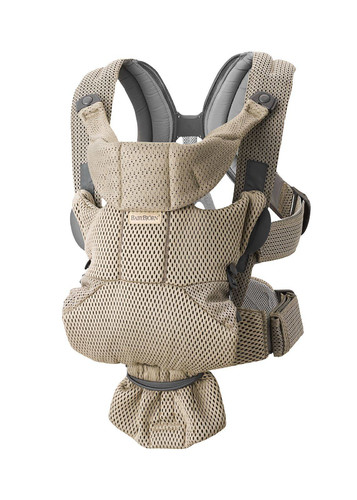 BABYBJÖRN - Baby Carrier Move - Grey Beige, 3D Mesh 0-15m